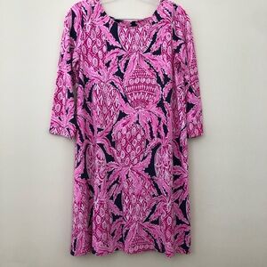 Medium Lilly pink pineapple dress